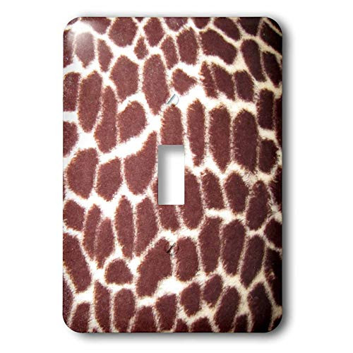 3dRose LLC lsp236991 Giraffe Print Single Toggle Switch
