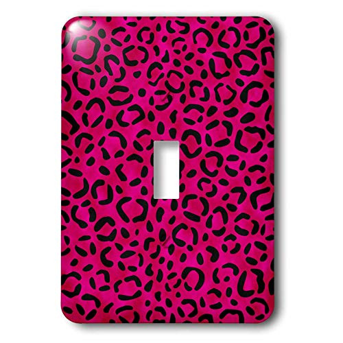 3dRose lsp325061 Leopard Print Pink Toggle Switch MultiColor