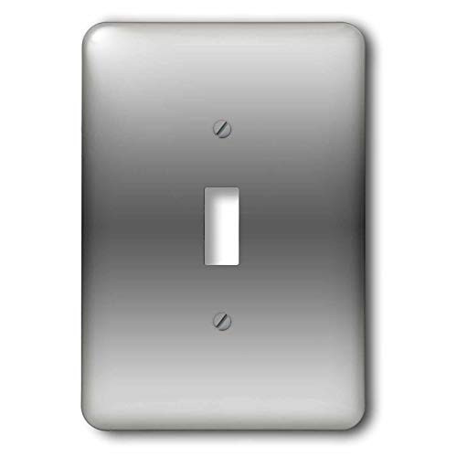 3dRose lsp354761 Silver Print Single Toggle Switch