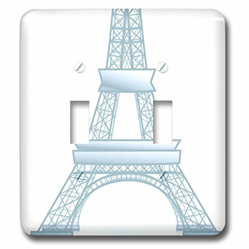 3dRose lsp506382 Eiffel Tower Toggle Switch