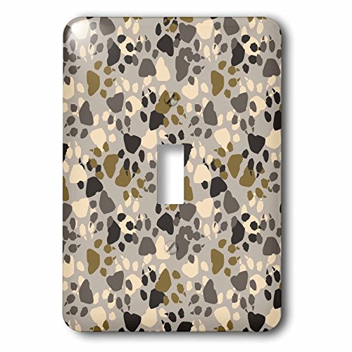 3dRose lsp560441Paw Prints Single Toggle Switch