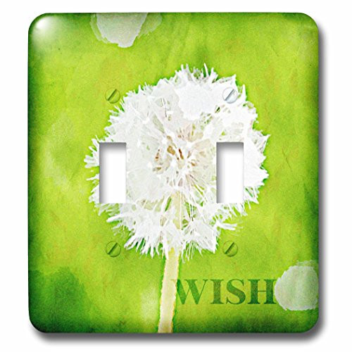 3dRose lsp562202 Painted Wish Dandelion Flower Floral Print Art Double Toggle Switch 3dRose lsp562202 Painted Wish Dandelion Flower Floral Print Art Double Toggle Switch