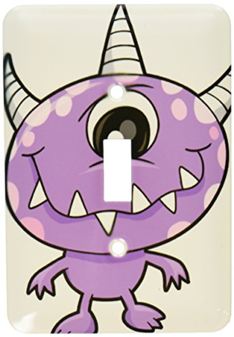 3dRose lsp1022951 Cute Purple People Eater Monster Cartoon Character Single Toggle Switch 3dRose lsp1022951 Cute Purple People Eater Monster Cartoon Character Single Toggle Switch