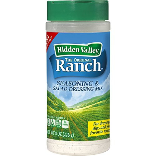 Hidden Valley Original Ranch Salad Dressing  Seasoning Mix Gluten Free KetoFriendly  1 Canister  Packaging may vary