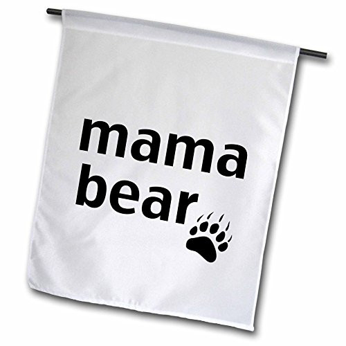 3dRose fl1230951 Mama Bear Garden Flag 12 by 18Inch 3dRose fl1230951 Mama Bear Garden Flag 12 by 18Inch