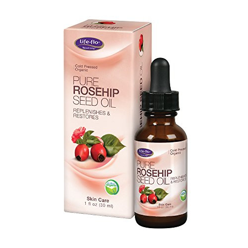 LifeFlo Pure Rosehip Seed Oil  Certified Organic  Cold Pressed  Authentic Rose Hip Oil for Face  Skin Restoration  Dry  NonGreasy  1 Ounce