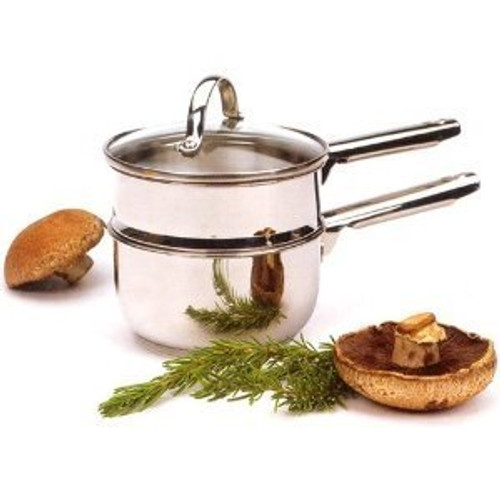 RSVP Endurance 188 Stainless Steel Double Boiler 1 Quart RSVP Endurance 188 Stainless Steel Double Boiler 1 Quart