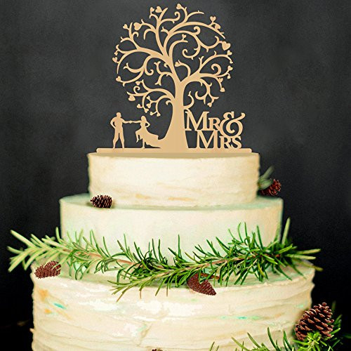 Hatcher lee Mr and Mrs Cake Topper Wood Wedding Cake Topper Funny Bride and Groom with Blossom Tree Rustic Cake Topper Hatcher lee Mr and Mrs Cake Topper Wood Wedding Cake Topper Funny Bride and Groom with Blossom Tree Rustic Cake Topper