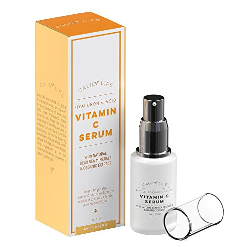 Calily Life Hyaluronic Acid Vitamin C Serum with Dead Sea Minerals 1 Oz Deeply Hydrates Enrichens Strengthens and Nourishes Skin Restores Youthful Glow Calily Life Hyaluronic Acid Vitamin C Serum with Dead Sea Minerals 1 Oz Deeply Hydrates Enrichens Strengthens and Nourishes Skin Restores Youthful Glow