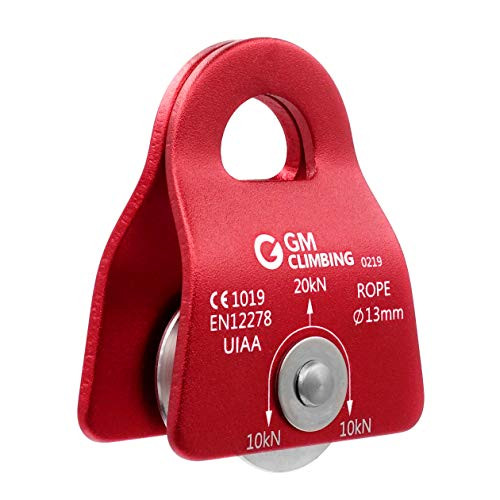 GM CLIMBING UIAA Certified Red Micro Prusik Minding Pulley 12