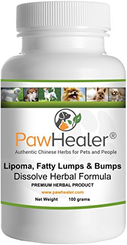 PawHealer Dissolve Herbal Formula  100 Grams Powder  Remedy for Fatty Lumps  Bumps in Dogs  Pets 