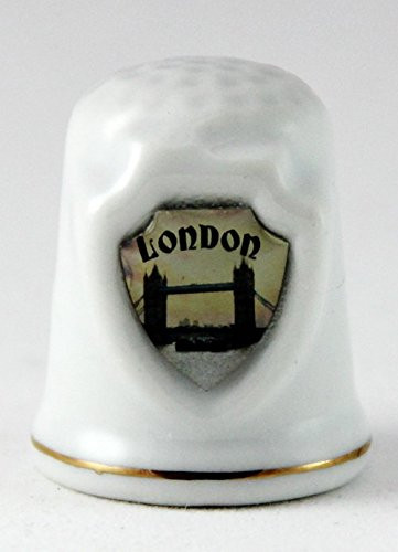 London England Tower Bridge Souvenir Collectible Lpco Thimble