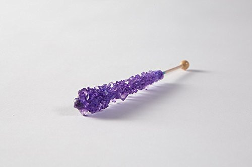 Rock Candy On a Stick Purple Grape Flavored 36 Count