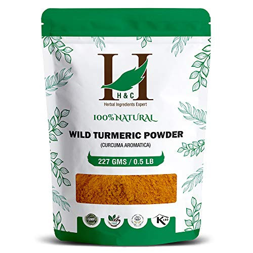 HC 100 Natural Wild Turmeric Curcuma Aromatica Powder  227g  05 LB  08 oz  Jangli Haldi  Kasthuri Manjal  For Skin Care  Face Pack