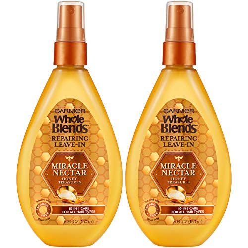 Garnier Whole Blends Honey Treasures Miracle Nectar Repairing Leavein Treatment 2 Count