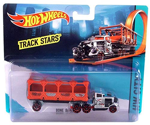 Hot Wheels Track Stars Semi & Trailer - Bone Blazers Hot Wheels Track Stars Semi & Trailer - Bone Blazers