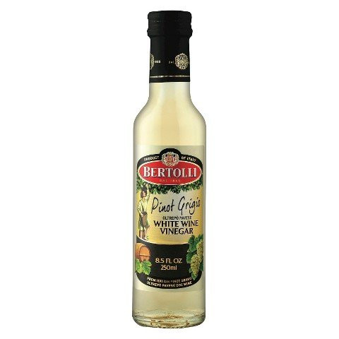 Bertolli Pinot Grigio White Wine Vinegar 85oz  Product of Italy  Single Bottle