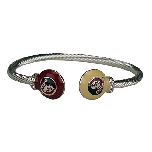 SANDOL Florida State Seminoles Brady Cuff Bracelet with Double Circle Logo