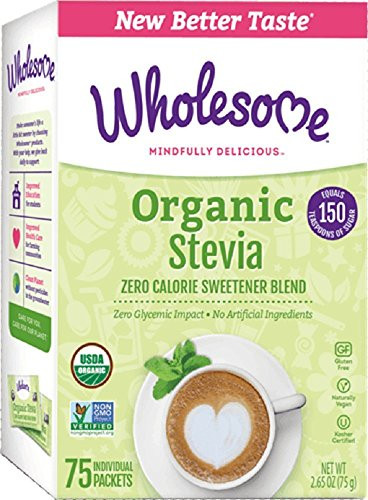 Wholesome Sweeteners Organic Stevia 75Count Pack of 3