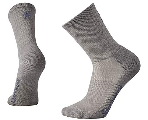 Smartwool Mens Hike Ultra Light Crew Socks Medium Gray Medium