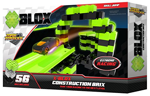 Max Traxxx Tracer Racers XBLOX Construction Brix for Gravity Drive and Remote Control Sets