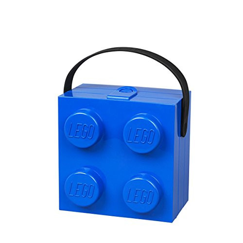 LEGO Lunchbox with Handle, Bright Blue