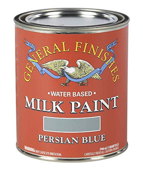 General Finishes Water Based Milk Paint 1 Quart Persian Blue