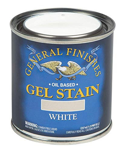 General Finishes Oil Base Gel Stain 12 Pint White
