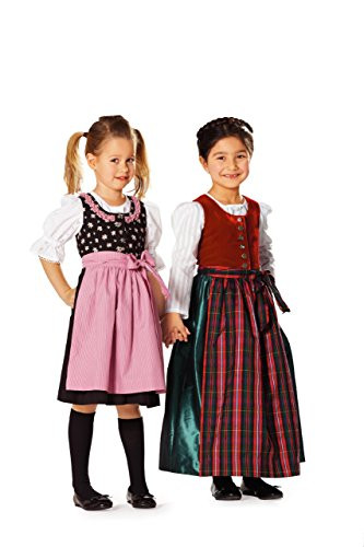 Burda Dirndl Dress Robe Folklore Sewing Pattern 9509