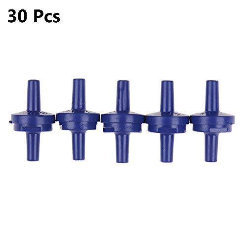NKLC 30pcs Aquarium Air Pump Check Valves Plastic One Way NonReturn Check Valve Water Air Line Pump Aquarium Air Pump Accessories
