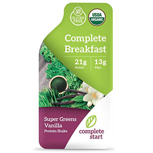 Complete Start Meal Replacement Shake  12 meals  Greens Powder Superfood  PlantBased  Vegan  Gluten Free Weight Loss  USDA Organic Dairy Free NonGMO  Greens Supplement