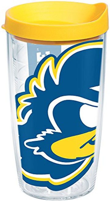 Tervis 1204603 Delaware Blue Hens Colossal Tumbler with Wrap and Yellow Lid 16oz, Clear Tervis 1204603 Delaware Blue Hens Colossal Tumbler with Wrap and Yellow Lid 16oz, Clear