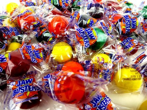 100 PIECES JAW BUSTERS JAWBREAKERS FERRARA PAN CANDY