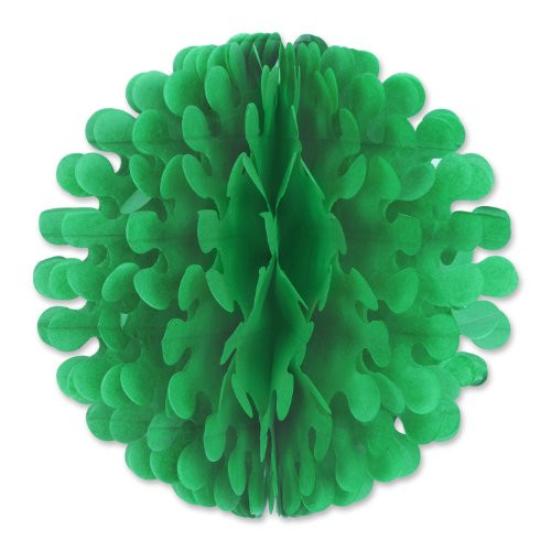 Beistle 1-Pack Tissue Flutter Ball, 14-Inch, Green