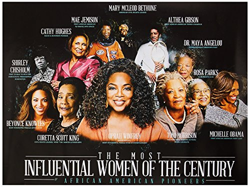 777 Tri-Seven Entertainment Famous African American Women Poster Print Black History, 24" x 18"