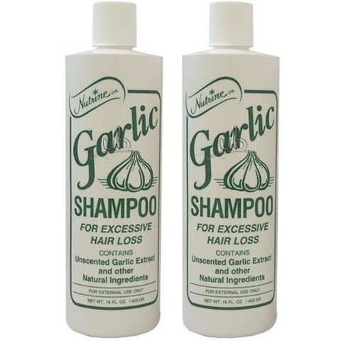 Nutrine Garlic Shampoo Unscented 16oz Pack of 2