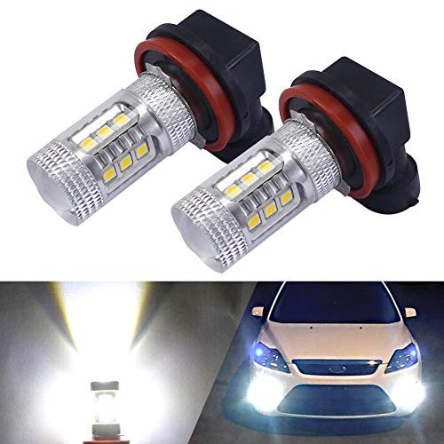 Yaoho H11 LED Fog Light Bulbs Extremely Bright 2000 Lumens H11 H8 LED Bulb 16SMD LED H11 Bulb H8 H16 LED Fog Lights 6000K White