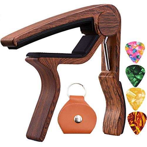 Capo Guitar CapoQuick Change Trigger Capo for 6String Acoustic  Electric Guita and Ukulele