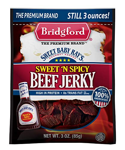 Bridgford Sweet Baby Rays Sweet N Spicy Beef Jerky 3 Oz Pack of 6