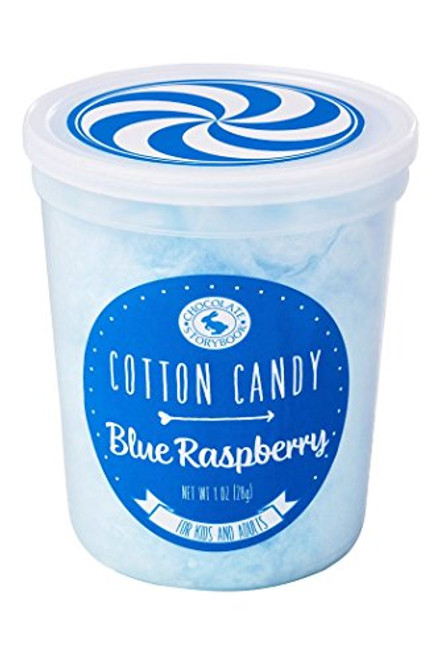 Blue Raspberry Gourmet Flavored Cotton Candy  Unique Idea for Holidays Birthdays Gag Gifts Party Favors