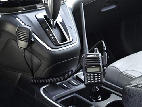 Cup Holder Mount with Mic Mount for BaoFeng Icom Kenwood Yaesu Wouxon HT Radios