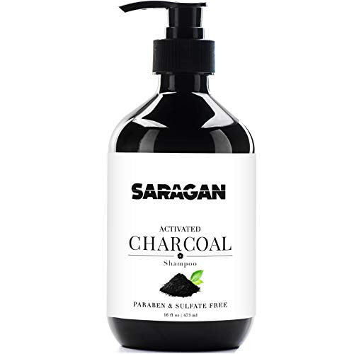 Saragan Pure Activated Charcoal Shampoo Best Sulfate Free Daily Natural oil Clarifying Shampoo for Oily Hair and Cleansing Scalp Treatment With Keratin Argan Oil and Jojoba Oil Saragan Pure Activated Charcoal Shampoo Best Sulfate Free Daily Natural oil Clarifying Shampoo for Oily Hair and Cleansing Scalp Treatment With Keratin Argan Oil and Jojoba Oil