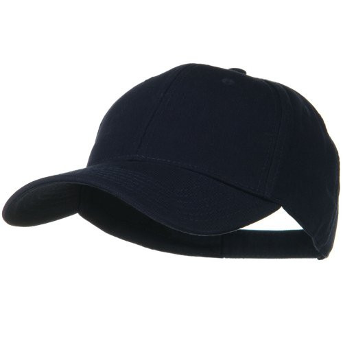 Superior Cotton Twill Low Profile Strap Cap  Navy Blue