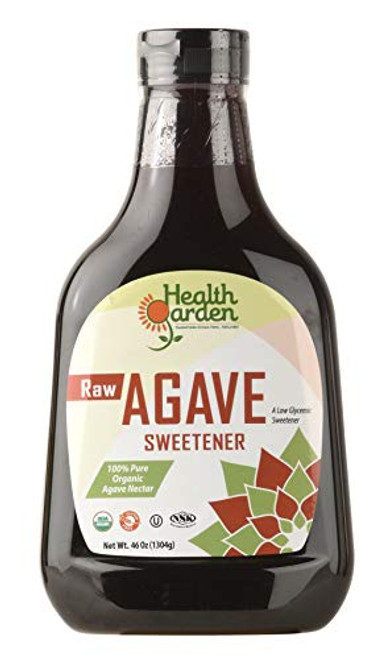 Health Garden Blue Agave Nectar Sweetener Organic Non GMO Low Glycemic Kosher Keto Friendly 46 oz Health Garden Blue Agave Nectar Sweetener Organic Non GMO Low Glycemic Kosher Keto Friendly 46 oz