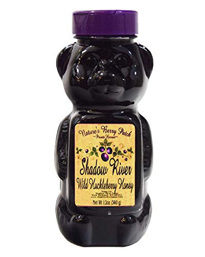 Shadow River Wild Huckleberry Gourmet Honey 12 oz Squeeze Bear
