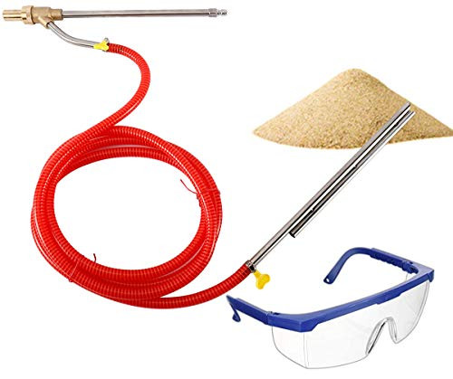 Toolly Pressure Washer Sandblaster Kit Wet Sandblasting Attachment 14 Quick Connect 5000 PSI