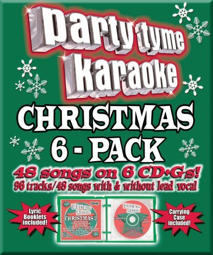 Party Tyme Karaoke  Christmas 6Pack 4848song Party Pack 6 CD