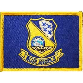 USN Blue Angels Flag  Embroidered Patches Sew On Iron On Patch  25 x 35