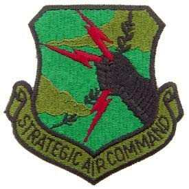 USAF Strategic Air Command  Embroidered Patches Premium Quality Iron On Patch  3
