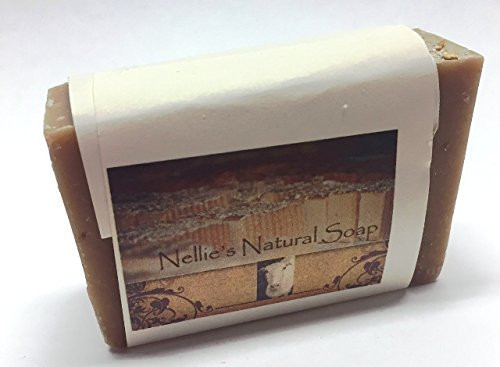 Nellies Natural Soap Goats Milk Soap  Honey Oatmeal  3 bars Nellies Natural Soap Goats Milk Soap  Honey Oatmeal  3 bars